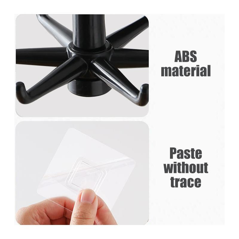 360° rotating hook to optimize space
