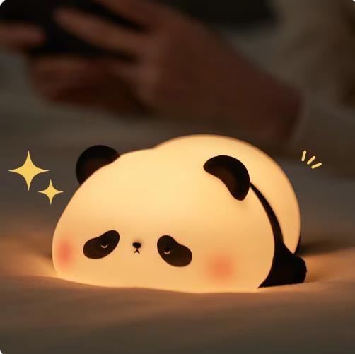 Lampka nocna Panda: Delikatność i bezpieczeństwo dla dzieci