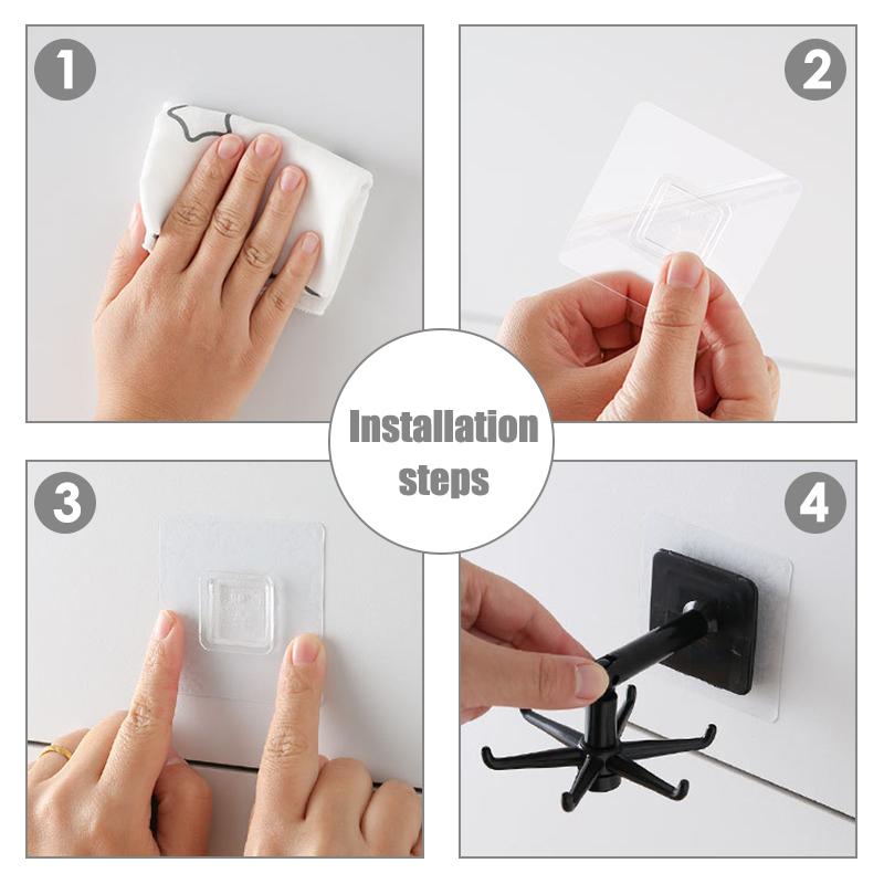 360° rotating hook to optimize space