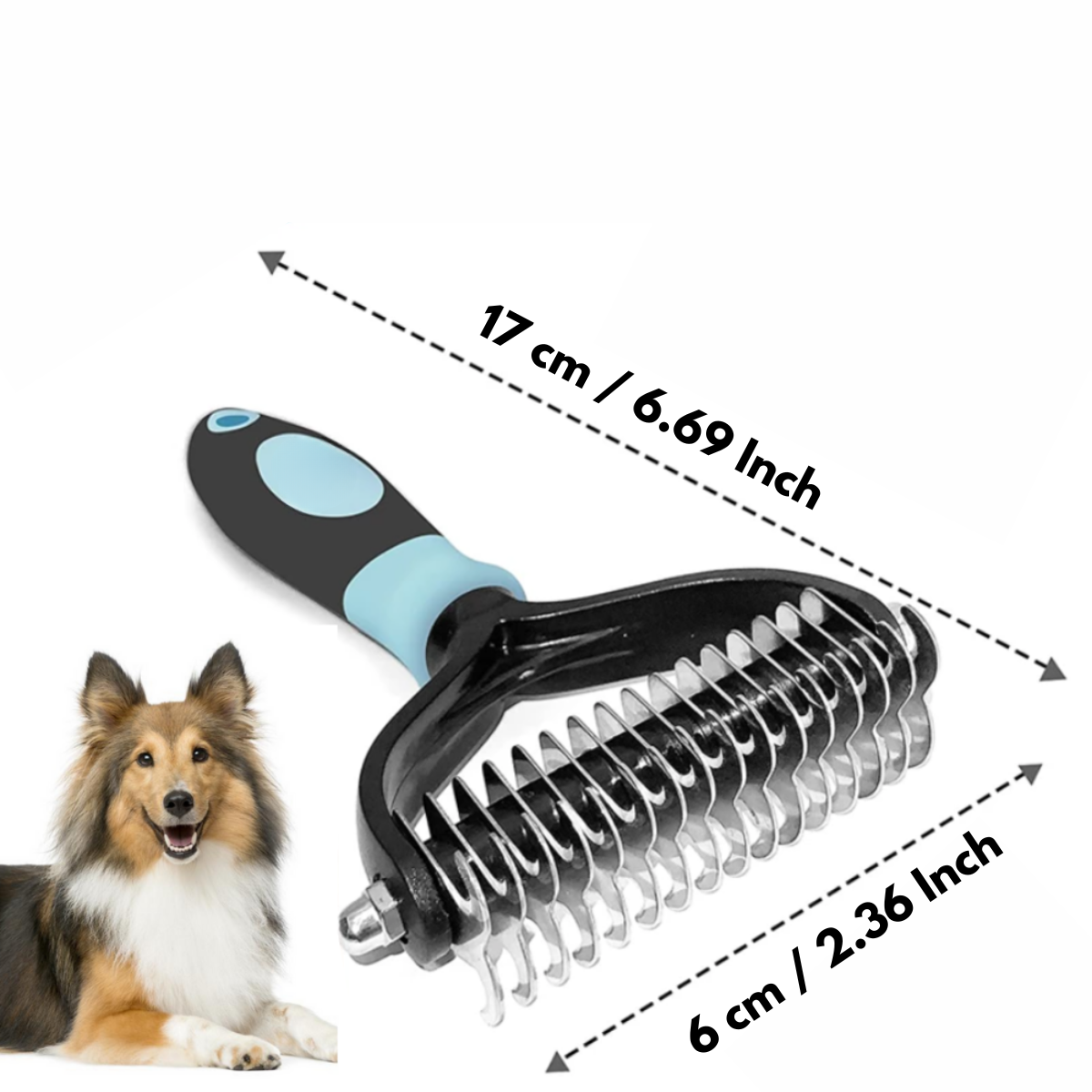 Anti-Haar-Bürste -Palongo®.