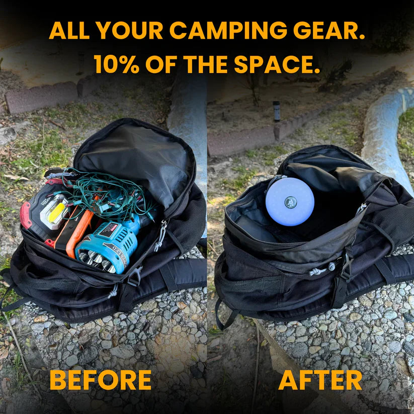Leistungsstarke LED-Campinglampe mit langlebigem Akku
