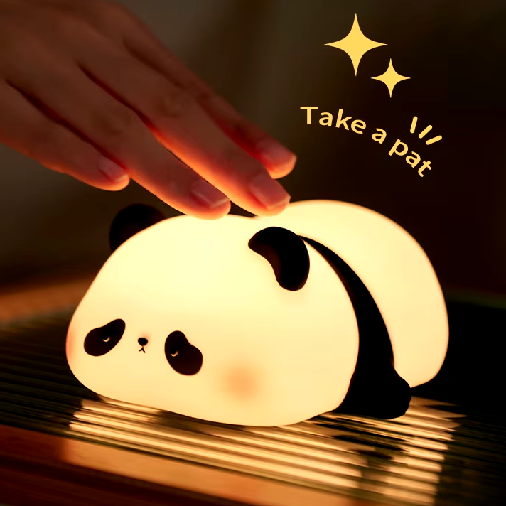 Lampka nocna Panda: Delikatność i bezpieczeństwo dla dzieci