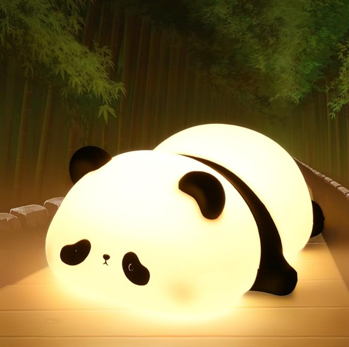 Lampka nocna Panda: Delikatność i bezpieczeństwo dla dzieci