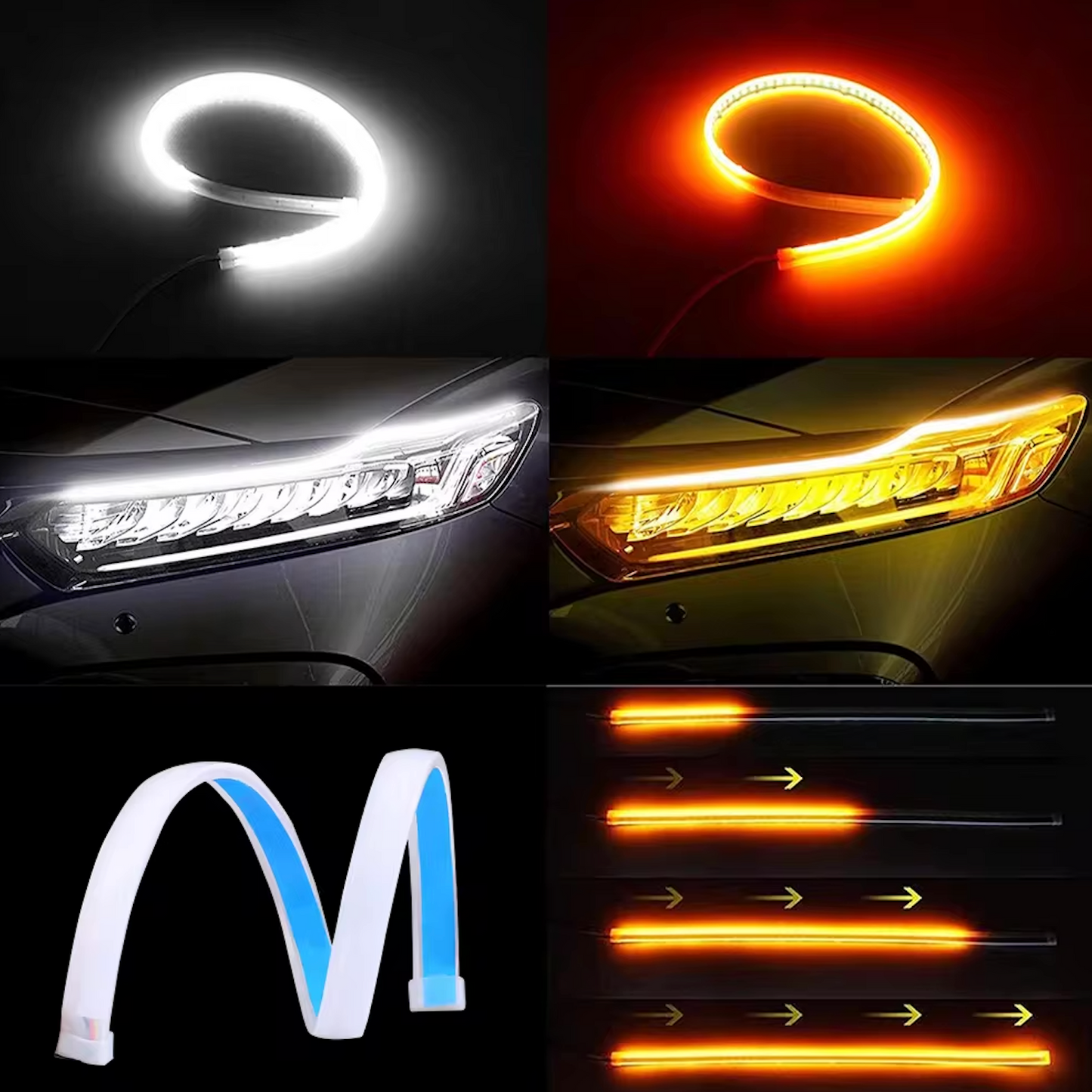 LED Flexibilis Nappali Fények: Biztonság és Stílus az Ön Járművéhez