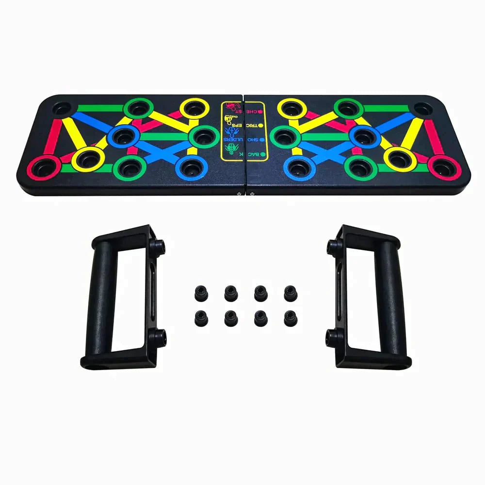 Multifunctional push-up board for a complete workout