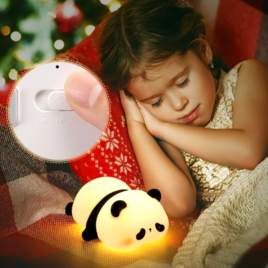 Luz nocturna Panda: Dulzura y Seguridad para Niños 