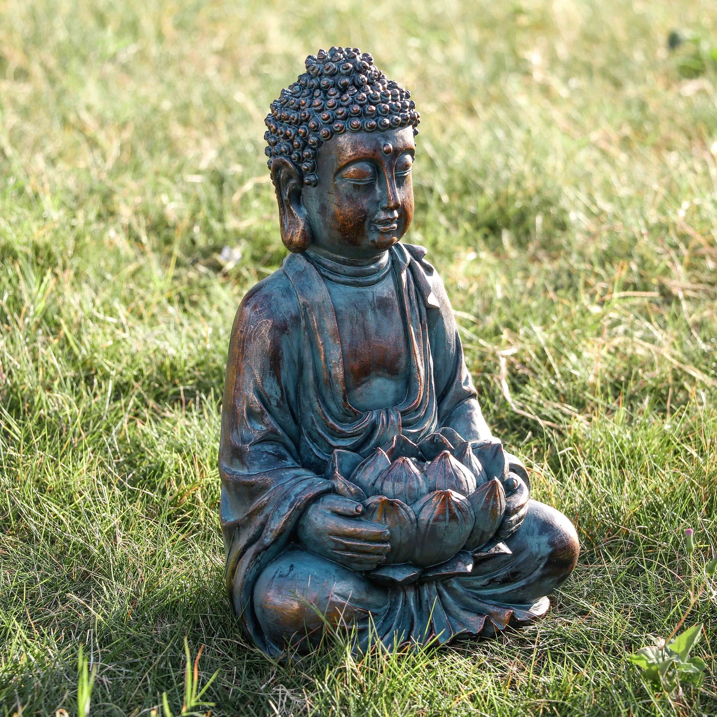 Solar Buddha for Outdoors